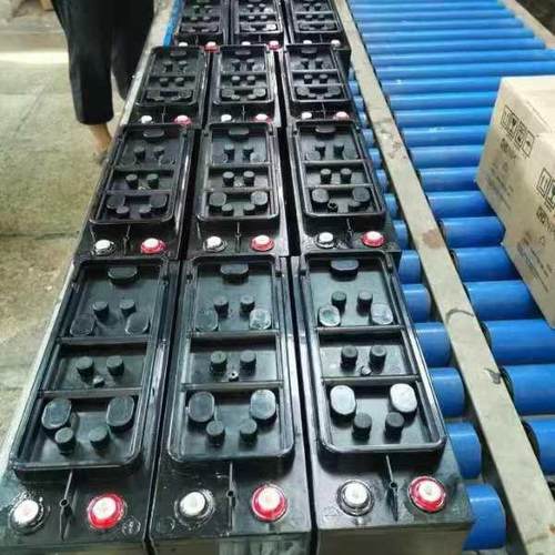 12伏电瓶形55A狭长型窄光伏家用能电H池欧款前置端子蓄电池前置端