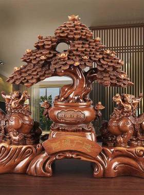 开业品招财other貅发财树摆件礼办乔公室玄关貔貅迁客厅貔店铺开