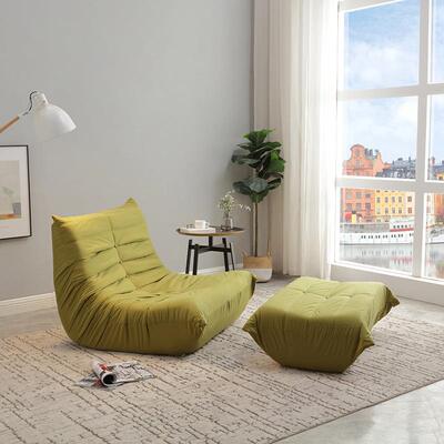 懒人沙发躺睡科技布毛毛虫沙发小户型可客厅阳72509绵台休闲全可