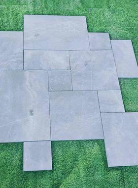 黑色莱姆石罗马拼仿古砖庭地院铺石中园林黑色石灰石454式地铺板