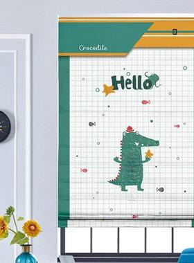 儿房窗现代C131简约客厅室卧书房小清新隔断窗帘百叶升童降帘飘帘