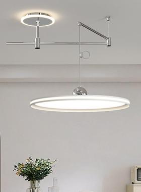 餐厅吊灯简约现眼代全谱护飞碟吧台d吊62961线灯可移位轻奢le餐桌