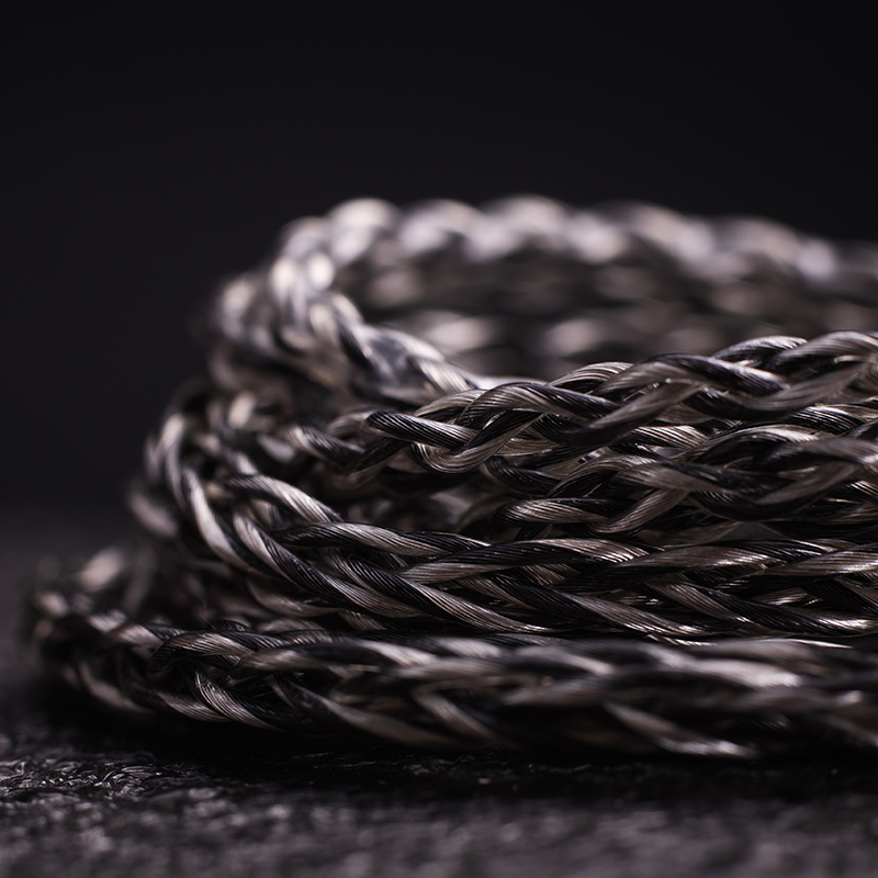 7N单晶铜镀银耳机升级线 ie40pro ie80s mmcx 0.78 2.5X 4.4平衡