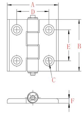 合铝型3材合页精加工铝合202003030页40405050活动铰链门SCY框页