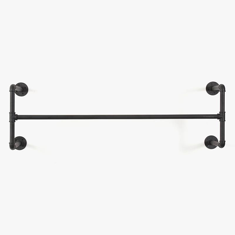 铁艺支加粗水铁管服装展ZJ5247示架式工业管制衣架管架壁挂水管浮