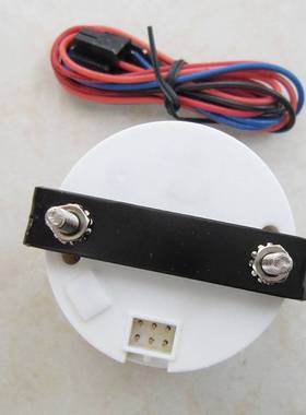 圆形数显水温表52mm9-32v电感测水箱温度表40-120度带红色背光灯