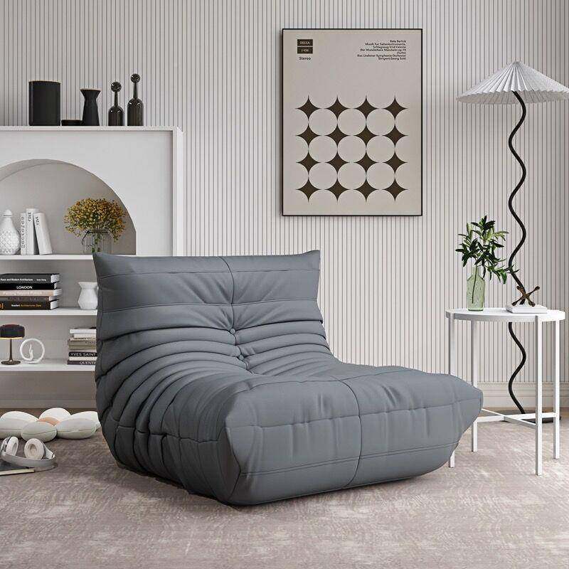 毛毛可人虫沙发togo室客厅躺可睡休卧闲阳台单人椅躺JRJ卧懒沙发