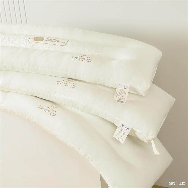 双人一枕m头长枕1.8m情侣枕芯带枕套1.芯5长款WME体枕1.2m亲子枕