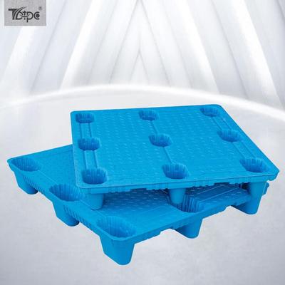 吹塑九脚塑料盘车ESH流工厂防潮垫板仓叉库卡板物周托转托板塑胶