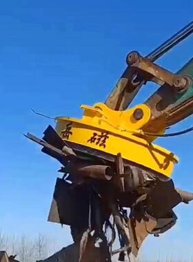 起重电磁吸盘IQA厂发家销售体工实厂叉车盘自电挖机电磁吸吸盘