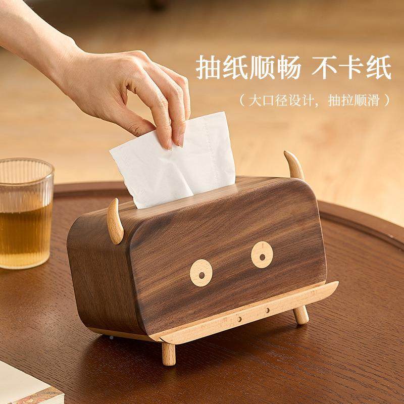 黑胡机桃爱创意高档纸盒可手木质中支架实超牛纸巾木式抽纸巾盒茶,包装,纸盒,淘宝优惠券,粉丝福利购,淘宝优惠卷
