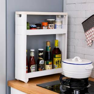 12-13cm夹缝收纳架宽厨房窄缝架浴室夹缝置物架冰箱置物架夹缝柜