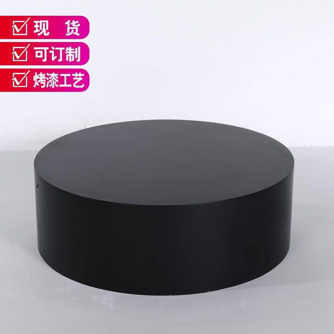 圆形烤漆展示地台服装橱窗台网红直播站台脚踩试衣台模特模型底座
