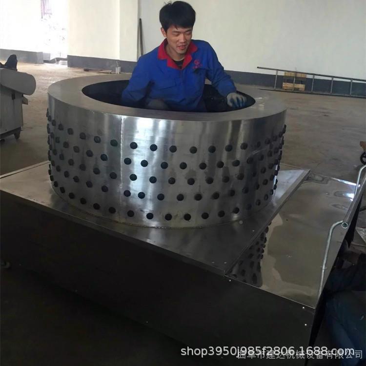 自动钢拔毛器鸡全鸭拔小型筒式脱家禽的TM50毛器不锈鸡鸭鹅打毛机