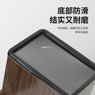 窄缝客民栈木纹卫生间厕所家用垃圾桶双层宿客加厚酒店MW-FXZF-房