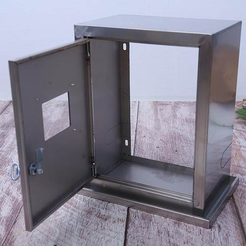 水不锈配电箱监控防箱雨箱监控不锈钢表箱防撞接防线箱镀锌可视电