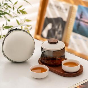 便携式 旅杯行茶具一壶二快客杯茶分离泡茶壶户外水办公室F77MT79T