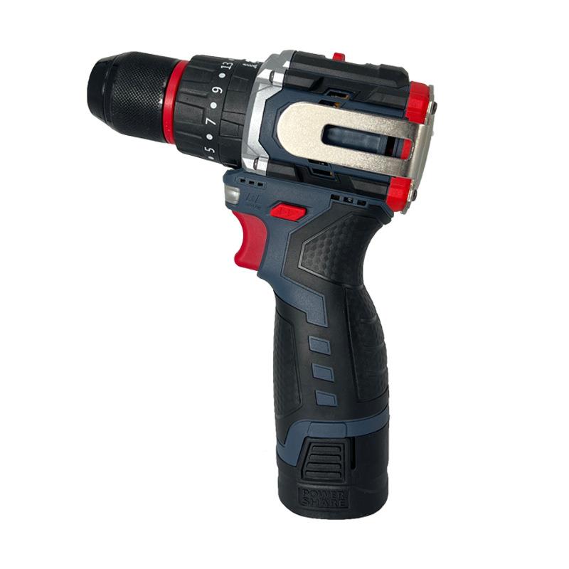 动1电6.8V家用功能多锂钻电专业打孔电充电式手枪钻小型锂冲QJT击