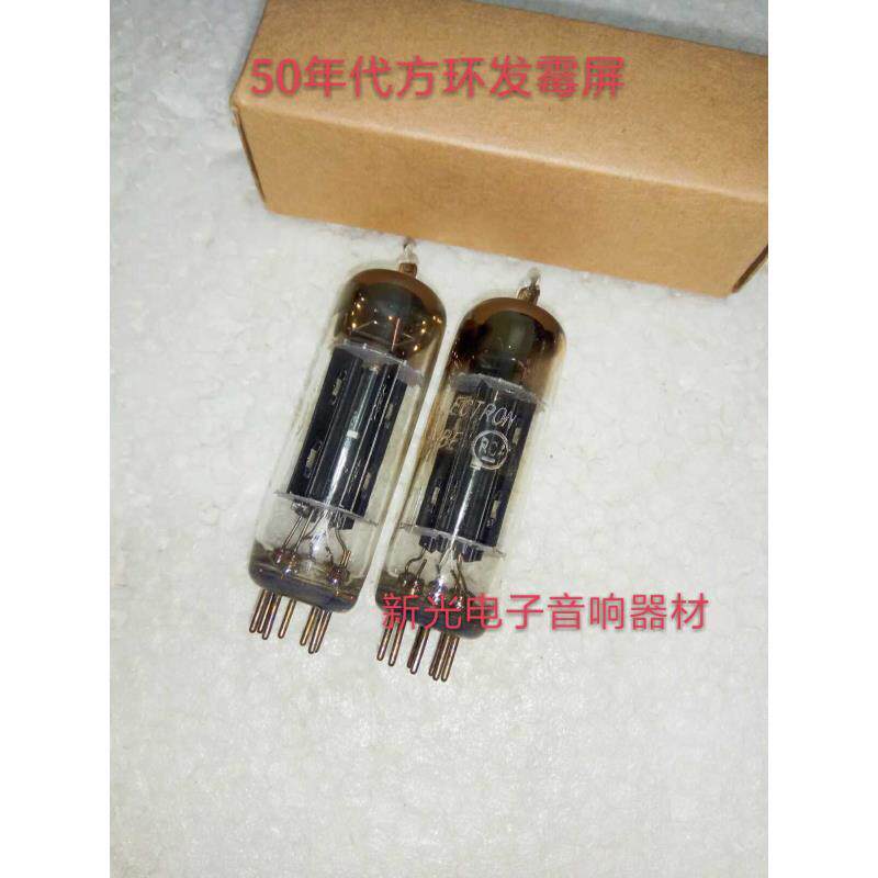 全新美国RCA 6X4电子管代6202黑屏方环音质柔美升级6Z4需转换管座
