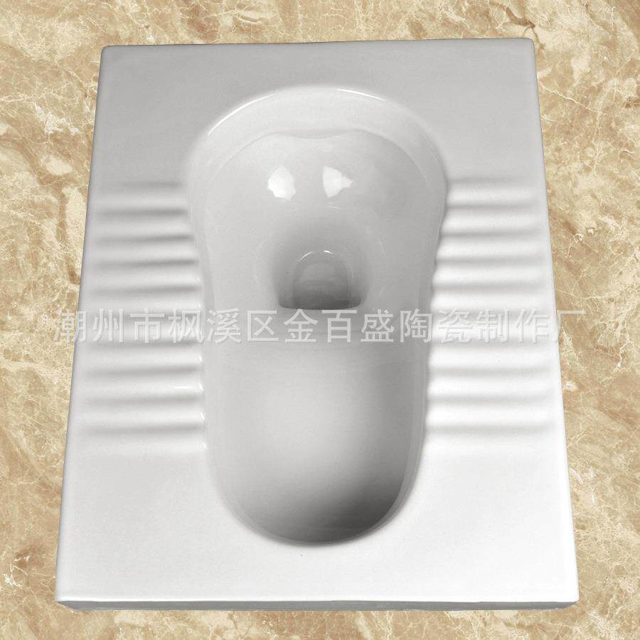 带存水弯陶瓷蹲便蹲厕直便池坑大便器金百盛销卫浴72蹲8802器5S