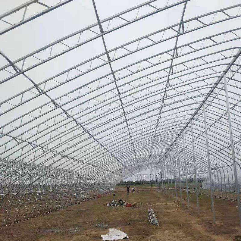 C型钢架温室薄XCH骨膜日光温室骨双膜架保温大棚