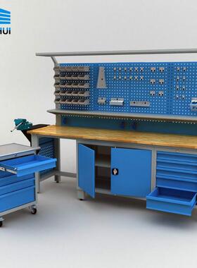 重组合工柜型车FHC间工作修站多功能移动具汽操作台加厚工具车