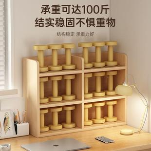 学生台实木书架桌面置物架书一桌收见详情纳柜体靠墙写字桌上多层
