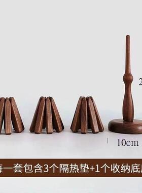 餐一棵树垫厨房防高15121温热垫锅垫小树杯隔垫家用创意网红餐隔