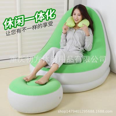丽康外休闲时户尚创意椅办公午休充气GHA发折叠沙脚蜀凳躺椅