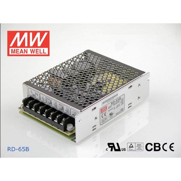 台湾明纬开关电源RD-65B 65W +5V8A +24V3A 双路输出