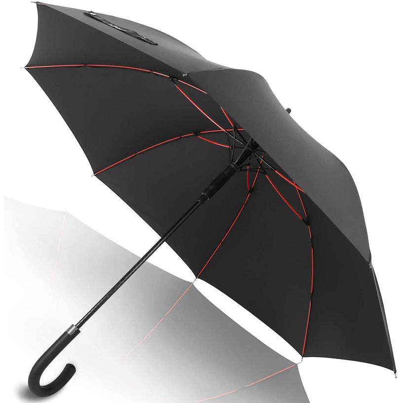 出口外贸日系自动伞雨伞长柄伞男超大伞面双人加固抗风暴雨商务伞