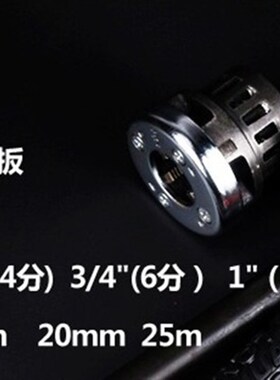 包邮沪工74-1B型水管套丝机手动 轻型管子绞板开丝机开牙机绞头