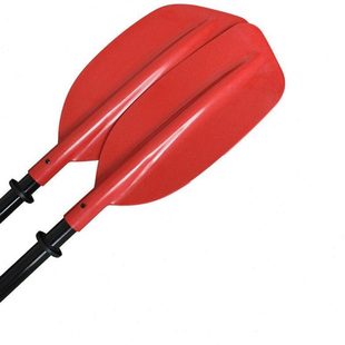 厂家直供皮划艇船桨四节铝合金船桨便携式可拆卸独木舟桨