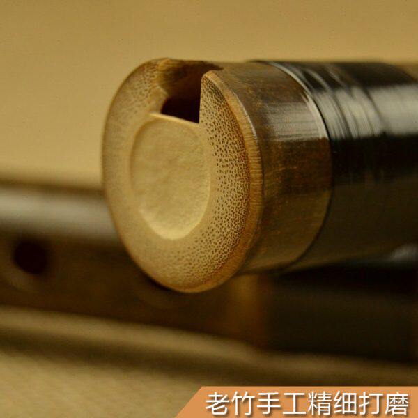 [听雨]8八孔F G调短箫专业演奏短萧紫竹洞箫精制一节竹箫乐器初学