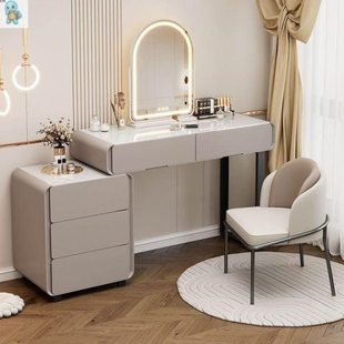 20323新款主卧室梳妆台实木轻奢高级感斗柜一体化妆台卧室化妆桌
