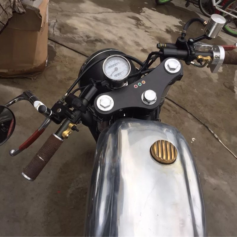 GV300 cb400ss 鑫源国棍400 SR400  改装咖啡CNXC车把 分离把