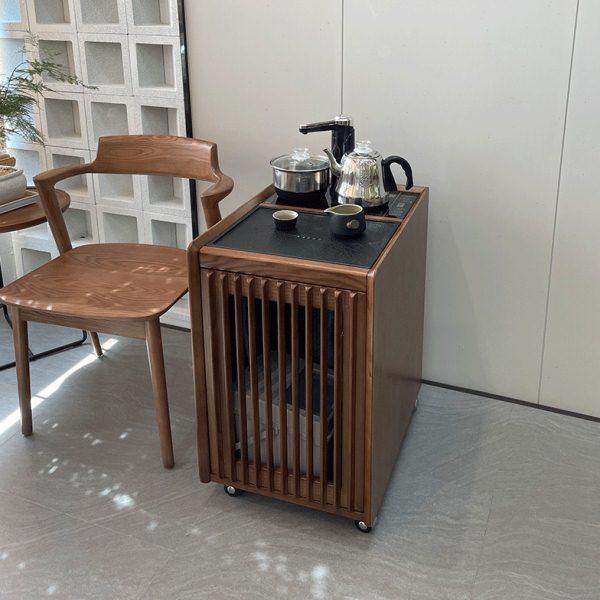 实木茶水柜客厅家用迷你小茶桌移动茶车北欧白蜡木乌金石茶水台,住宅家具,家用茶台/茶桌,淘宝优惠券,粉丝福利购,淘宝优惠卷