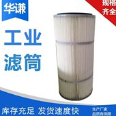 厂家供应3260静电喷涂滤筒聚酯纤维覆膜除尘滤筒抛丸机除尘器滤芯