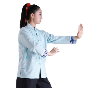 武极堂男女通用2023夏刺绣太极服