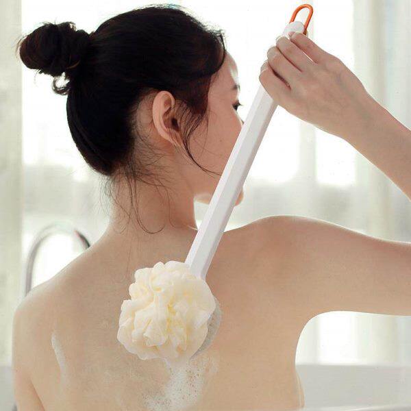 软毛搓澡刷双面可用 搓澡神器带浴花 洗澡刷沐浴球