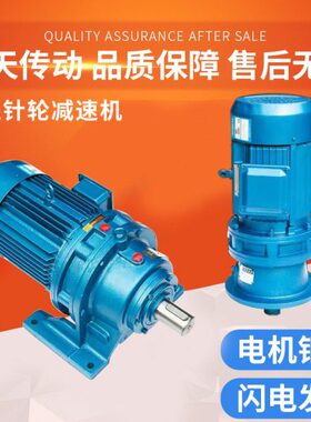 摆线针轮减速机BWD/BLD/XWD/XLD立卧式0#/1#/2#/3#/4#/5#电机铜芯