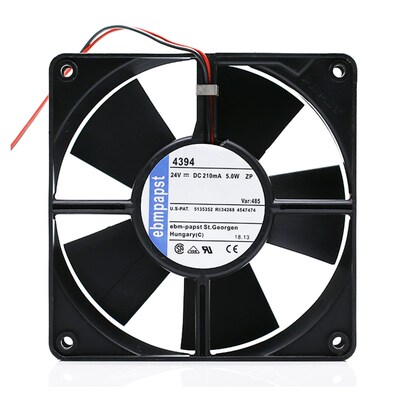德国EBMPAPST4394 12032 12CM 24V 5.0W 210ma高端变频器散热风扇
