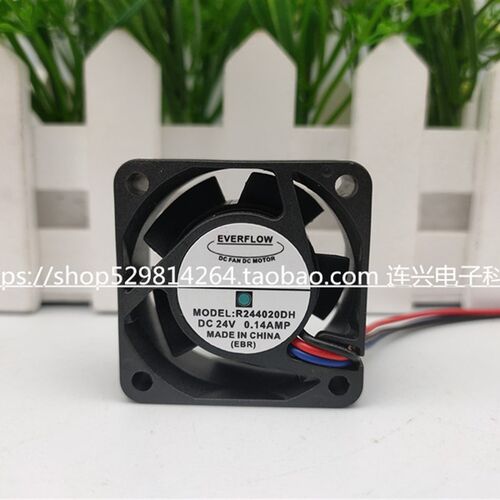 全新 R244020DH R244020H DC24V 0.14A 0.23A 4CM变频器设备风扇
