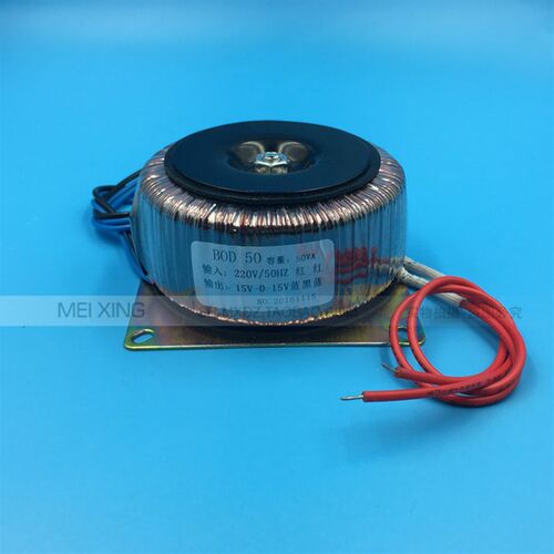 环型变压器 BOD-50VA 220V转15V*2 双15V变压器 1.6A 2A 环牛纯铜
