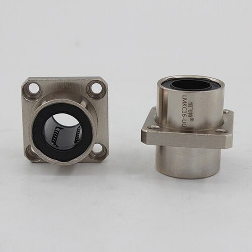 中间方法兰嵌入直线轴承LMKC/M10 12 13 16 20 25 30 35 40UU电镀