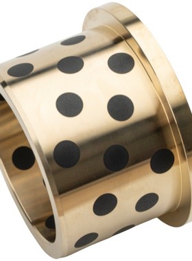 MPFZU20f-30无油衬套 铜合金带肩型薄壁型石墨耐磨OFN02-d20-L30