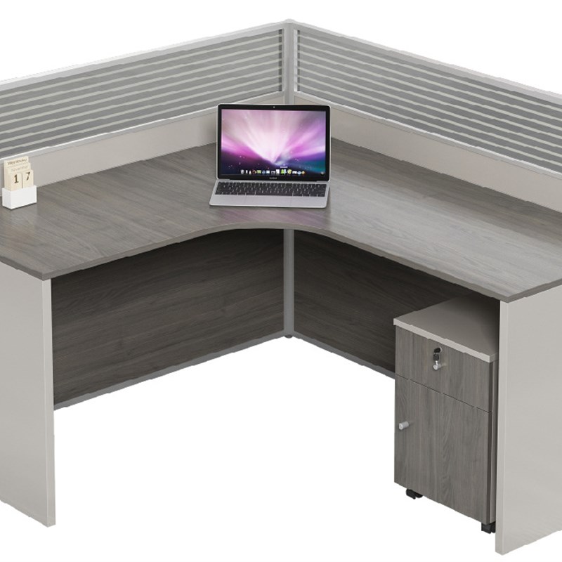 办公桌椅组合屏风工位员工职员桌办公组合屏风职T员工作位4人位