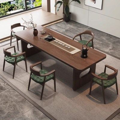 实木茶桌椅组合现简约轻奢阳台功夫泡茶桌子公室新中式茶台桌,商业/办公家具,茶台/茶桌,淘宝优惠券,粉丝福利购,淘宝优惠卷