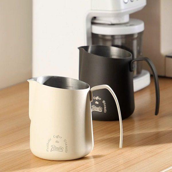 Bincoo大斜口拉花缸304不锈钢专业咖啡打奶缸带刻度尖嘴奶泡杯,餐饮具,拉花缸/拉花杯/打奶缸,淘宝优惠券,粉丝福利购,淘宝优惠卷