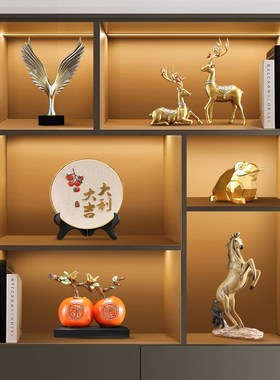 复古怀旧留c声机桌面小摆件工艺品模型中柜子感办公室高档艺术